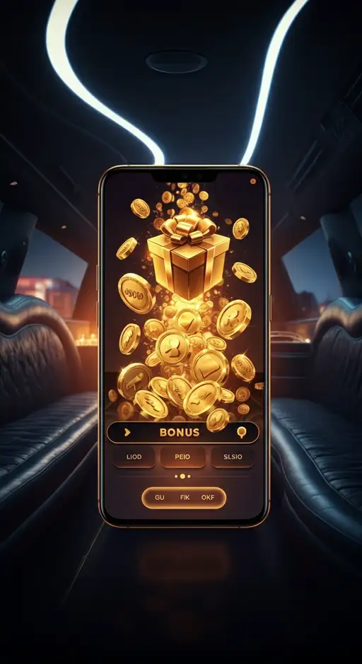 Interface mobile Julius Casino affichant une notification de bonus de bienvenue et des offres exclusives