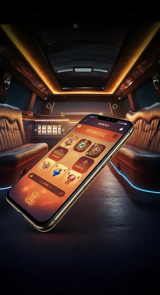 Interface mobile de Julius Casino présentant une navigation optimisée, des machines à sous et des icônes tactiles.