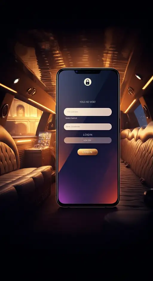 Interface de connexion sécurisée de Julius Casino affichant les champs d'e-mail et de mot de passe avec le bouton de connexion actif sur un smartphone.